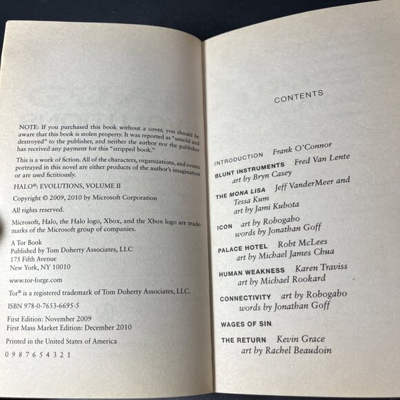 Halo Evolutions Essential Tales Of The Halo Universe Volume 2 Paperback 2010 US - Picture 4 of 12